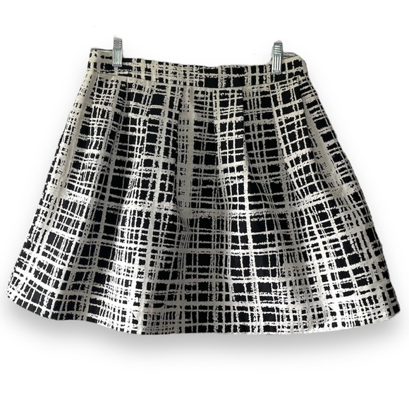 Sparkle and Fade black and white sketch plaid skirt size 10 - Picture 1 of 4